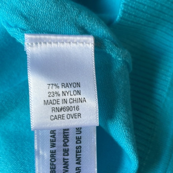 Laura Ashley size large aqua duster.Brand new with tags. - Picture 6 of 7